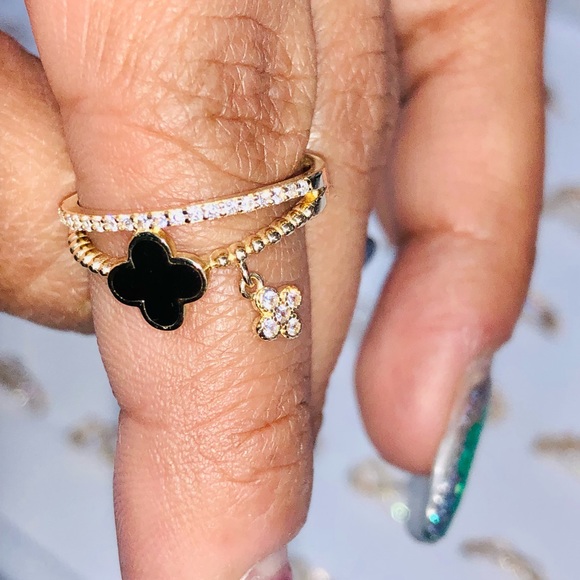 14k solid gold Not plated custom Dangling Turkish designer ring FREE APPRAISAL - Picture 4 of 4